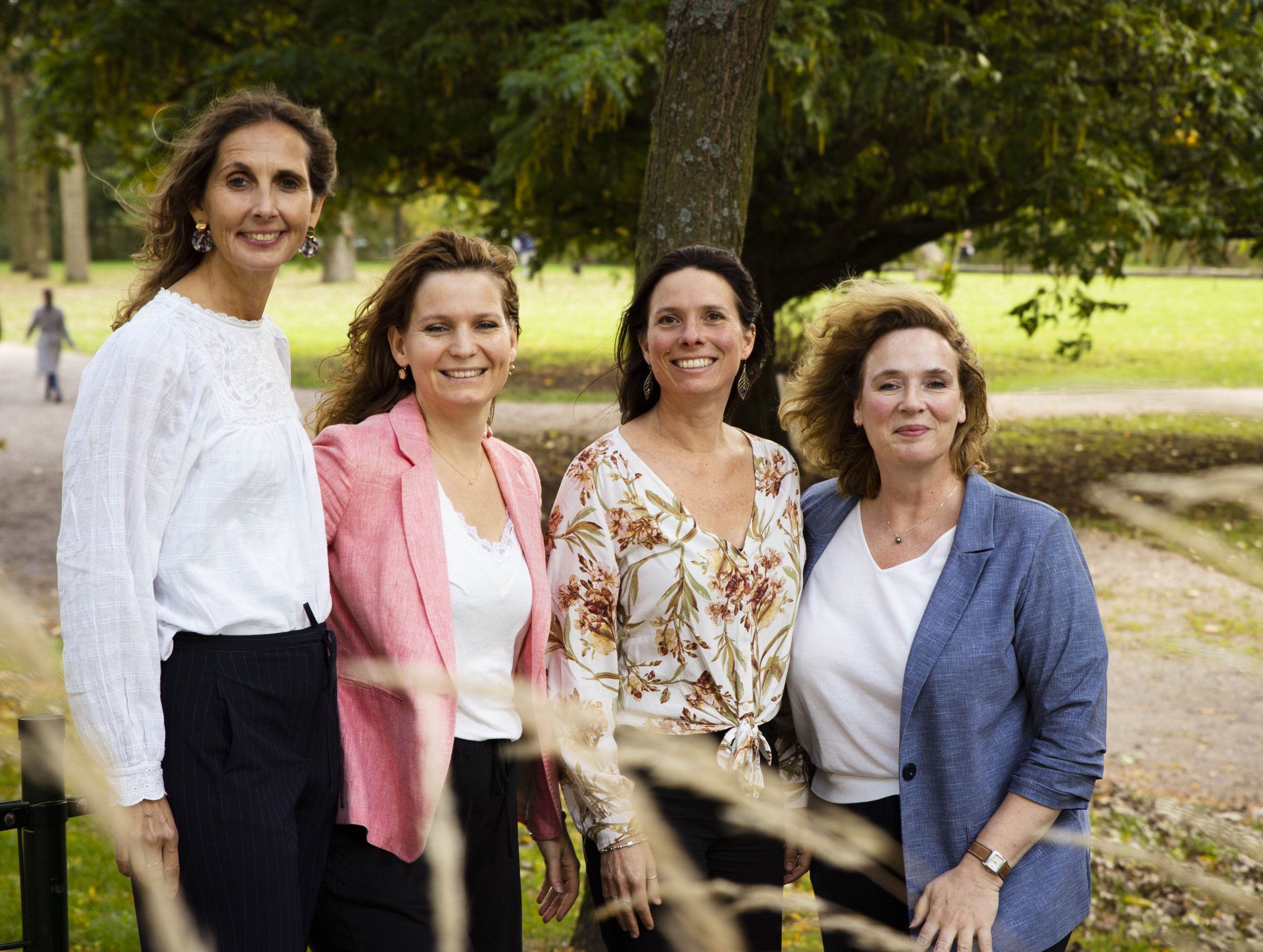 Een groepsfoto van alle medewerkers van LaVie bij afscheid